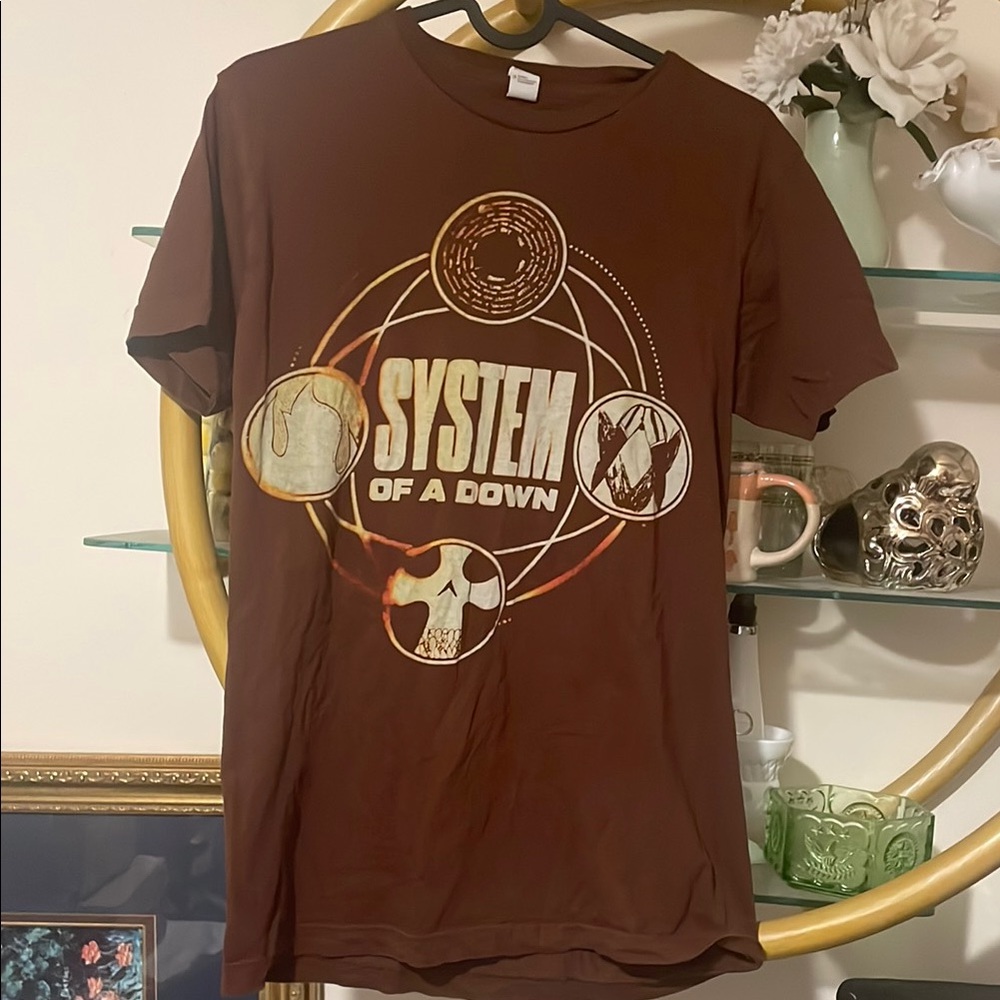 System of a Down Brown T-Shirt 000670